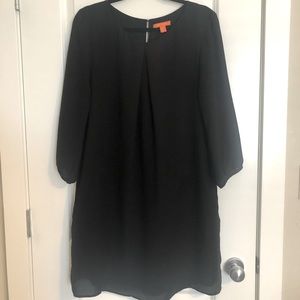 Joe Fresh | Black flowy shift dress with 3/4 sleeves